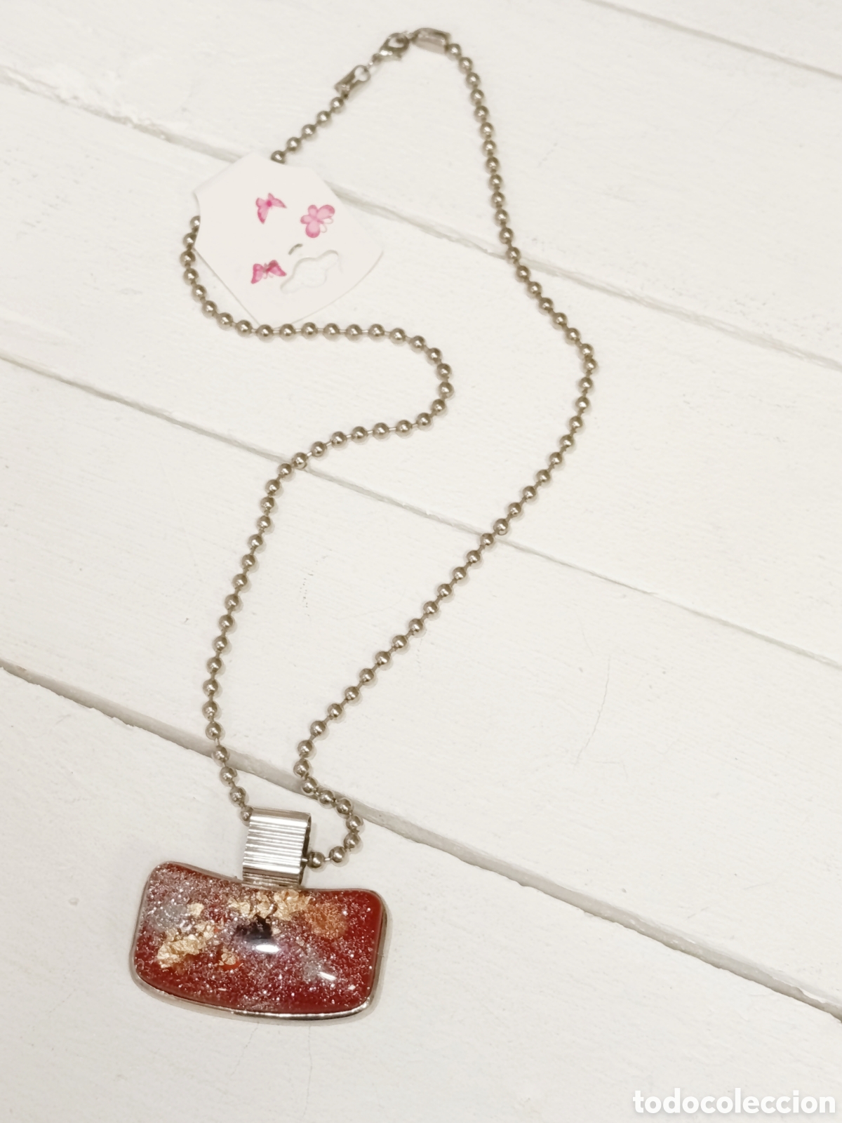 Joyeria: Colgante de cadena con central, a&ntilde;o 2000, nuevo - Foto 5