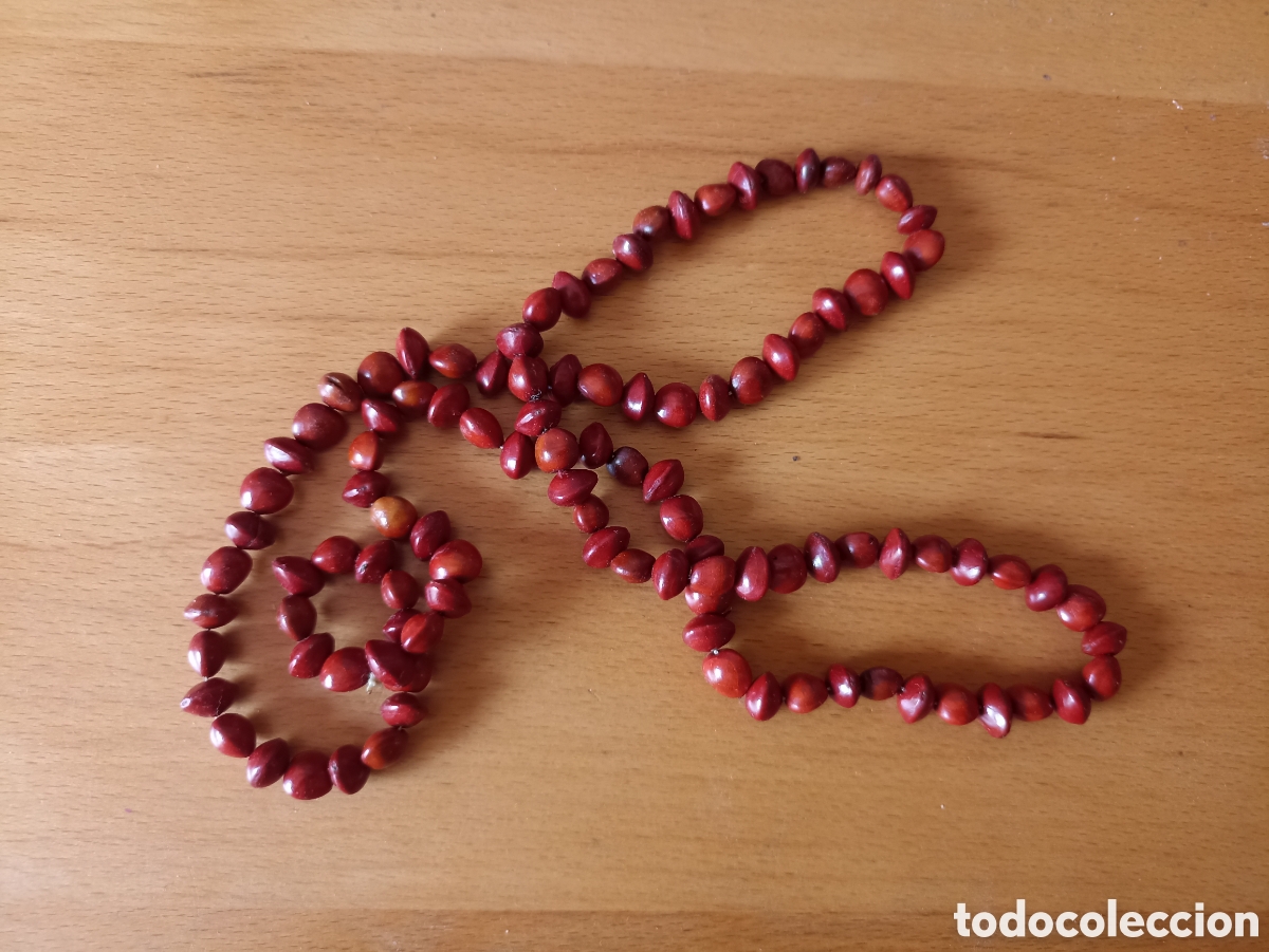 Joyeria: Collar de semillas granate - Foto 1