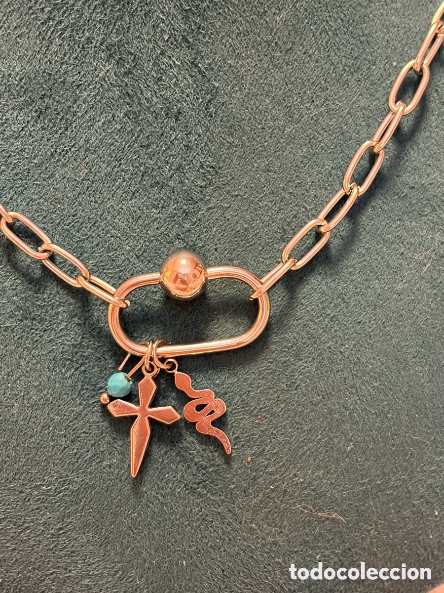 Joyeria: Original gargantilla metal plateado - Foto 2
