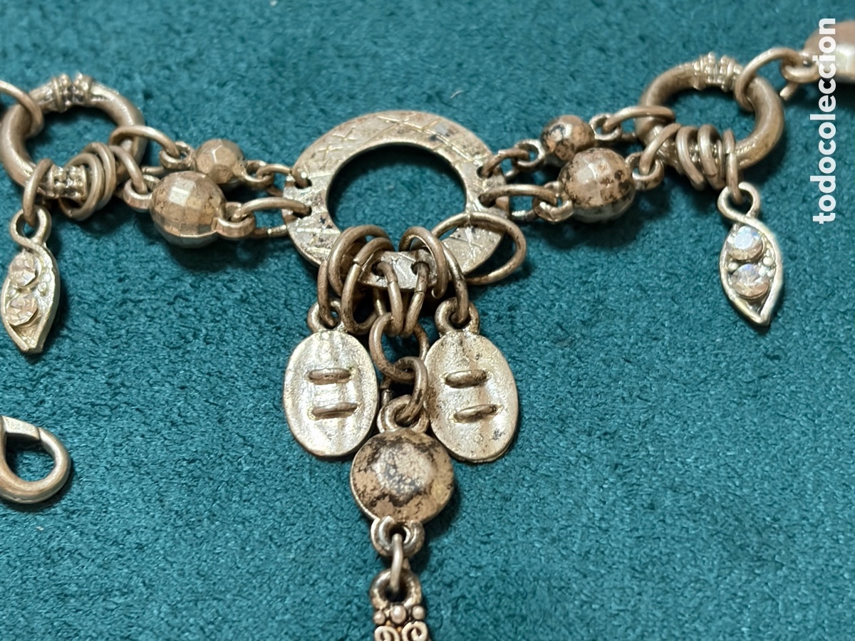 Joyeria: Gargantilla de metal plateado - Foto 2