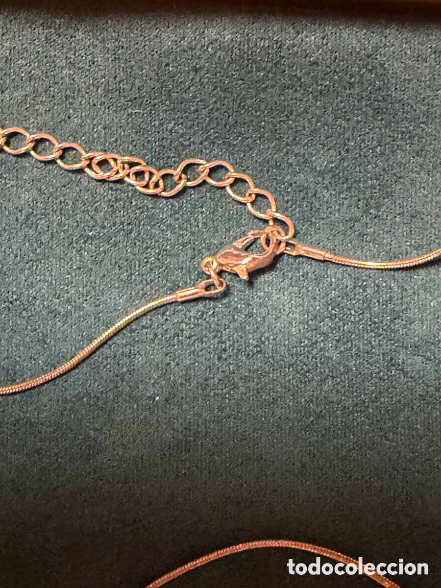 Joyeria: Colgante con cadena metal plateado - Foto 3