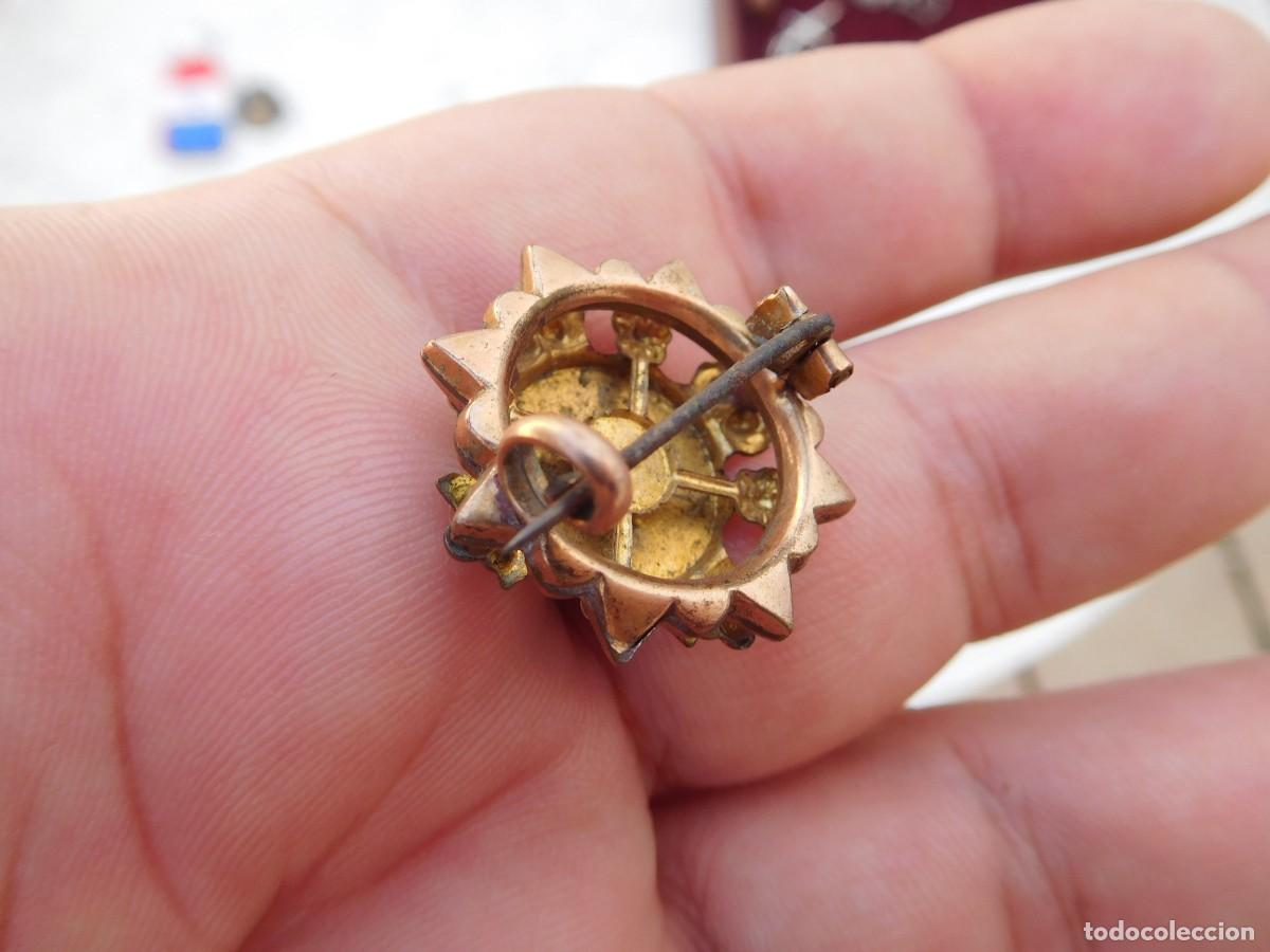 Joyeria: Broche antiguo chapado en oro - Foto 6