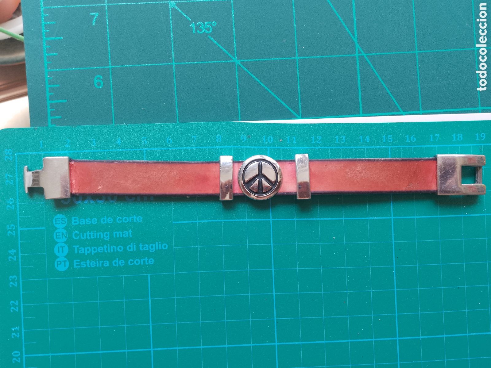 Joyeria: PEACE . PAZ . PULSERA . VINTAGE 80S . MUY BUEN ESTADO