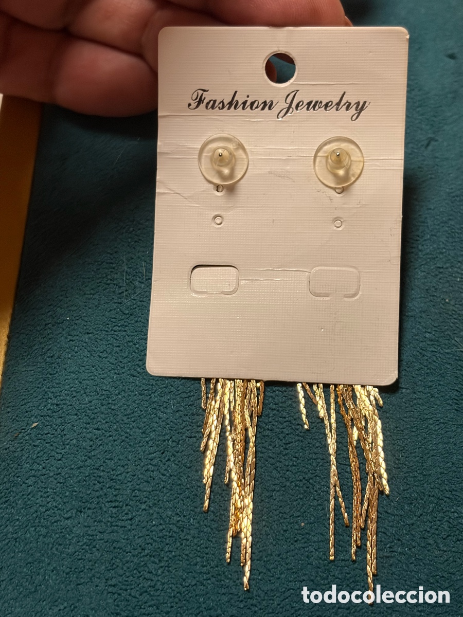Joyeria: Pendientes dorados bisuter&iacute;a - Foto 2