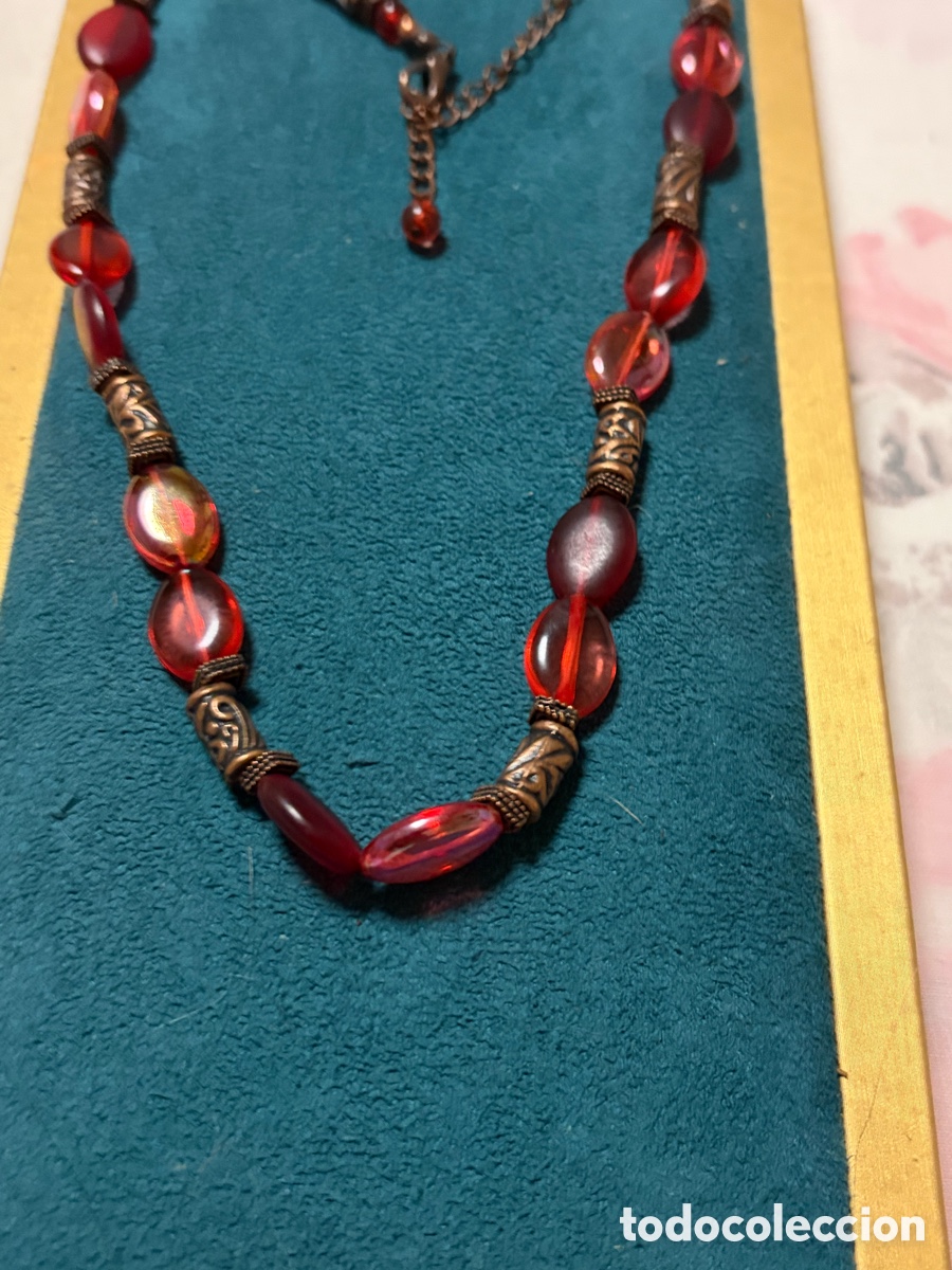 Joyeria: Gargantilla de cuentas vintage - Foto 2