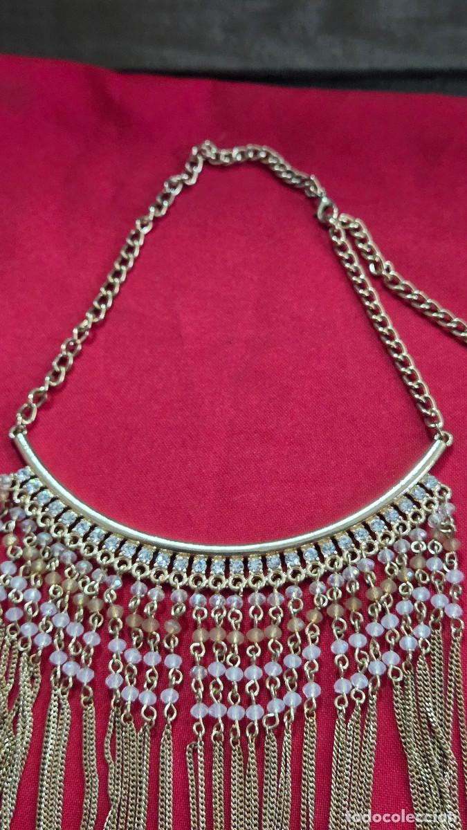 Joyeria: collar bisuteria metal dorado - Foto 3