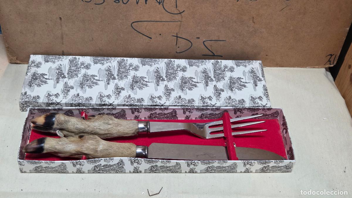 Joyeria: cuchillo y trinchador de caza