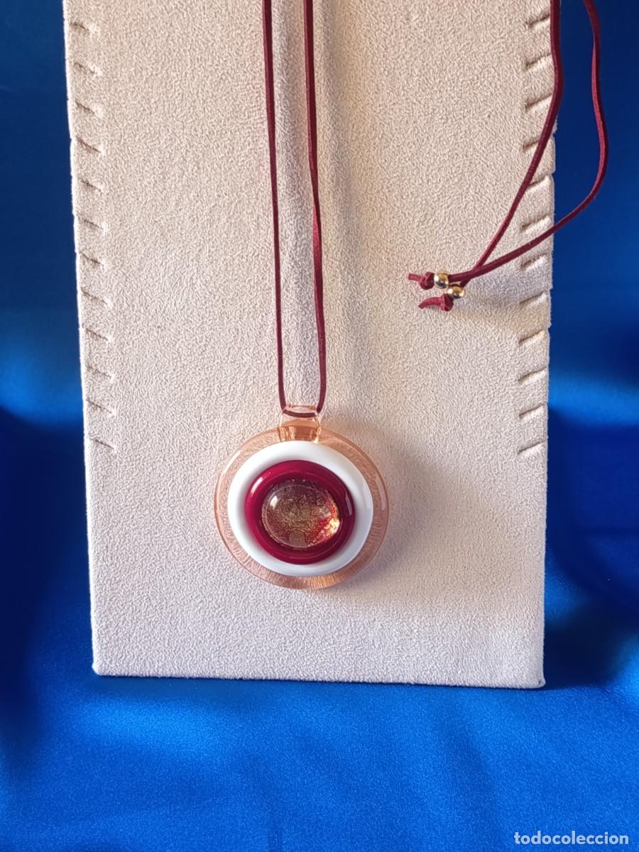 Joyeria: MEDALL&Oacute;N DE CRISTAL DE MURANO
