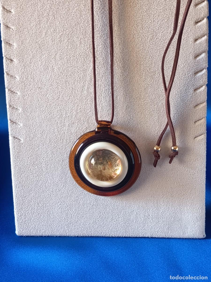 Joyeria: MEDALL&Oacute;N DE CRISTAL DE MURANO