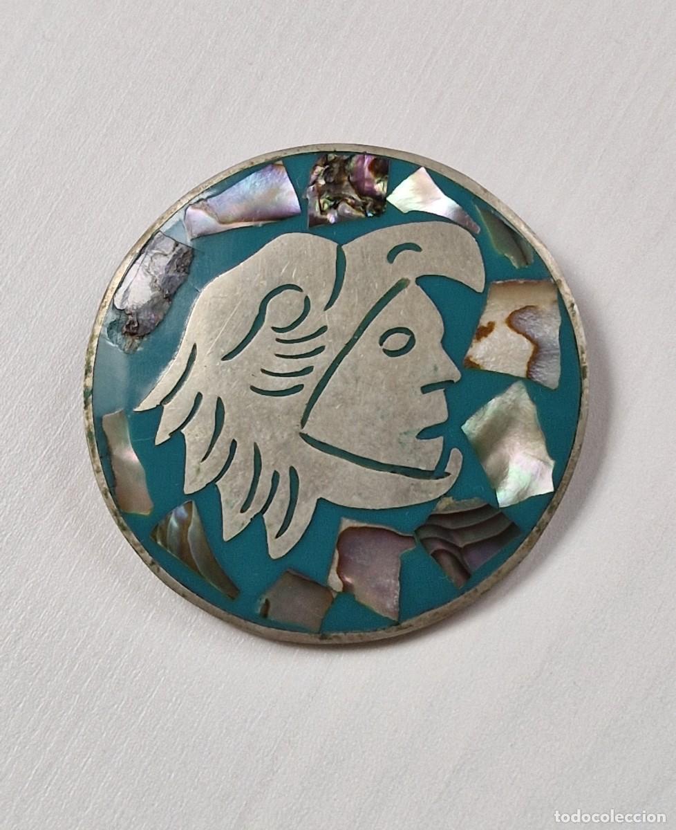 Joyeria: BROCHE/COLGANTE MEJICANO DE ALPACA