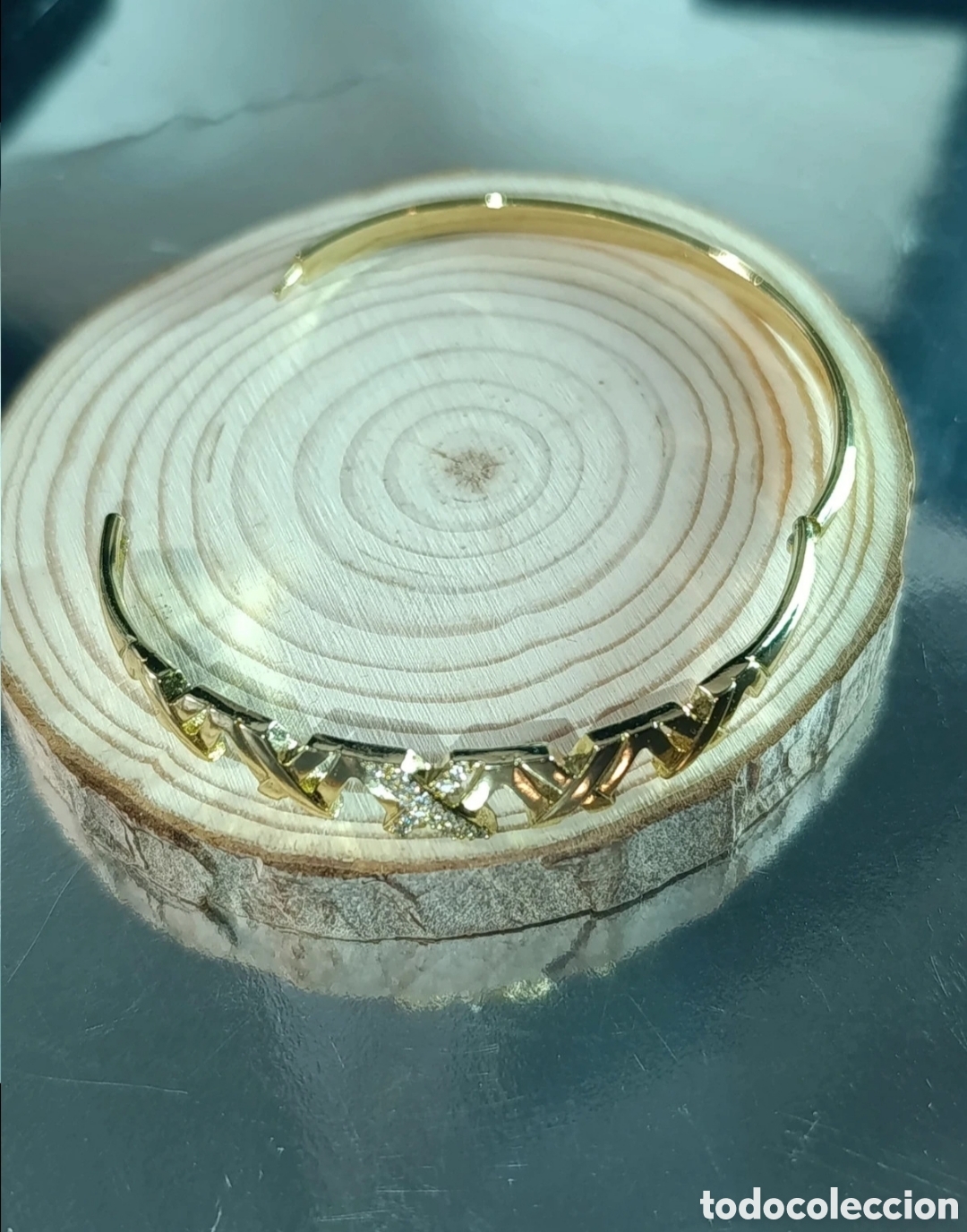 Joyeria: Pulsera oro laminado y circonitas - Foto 2