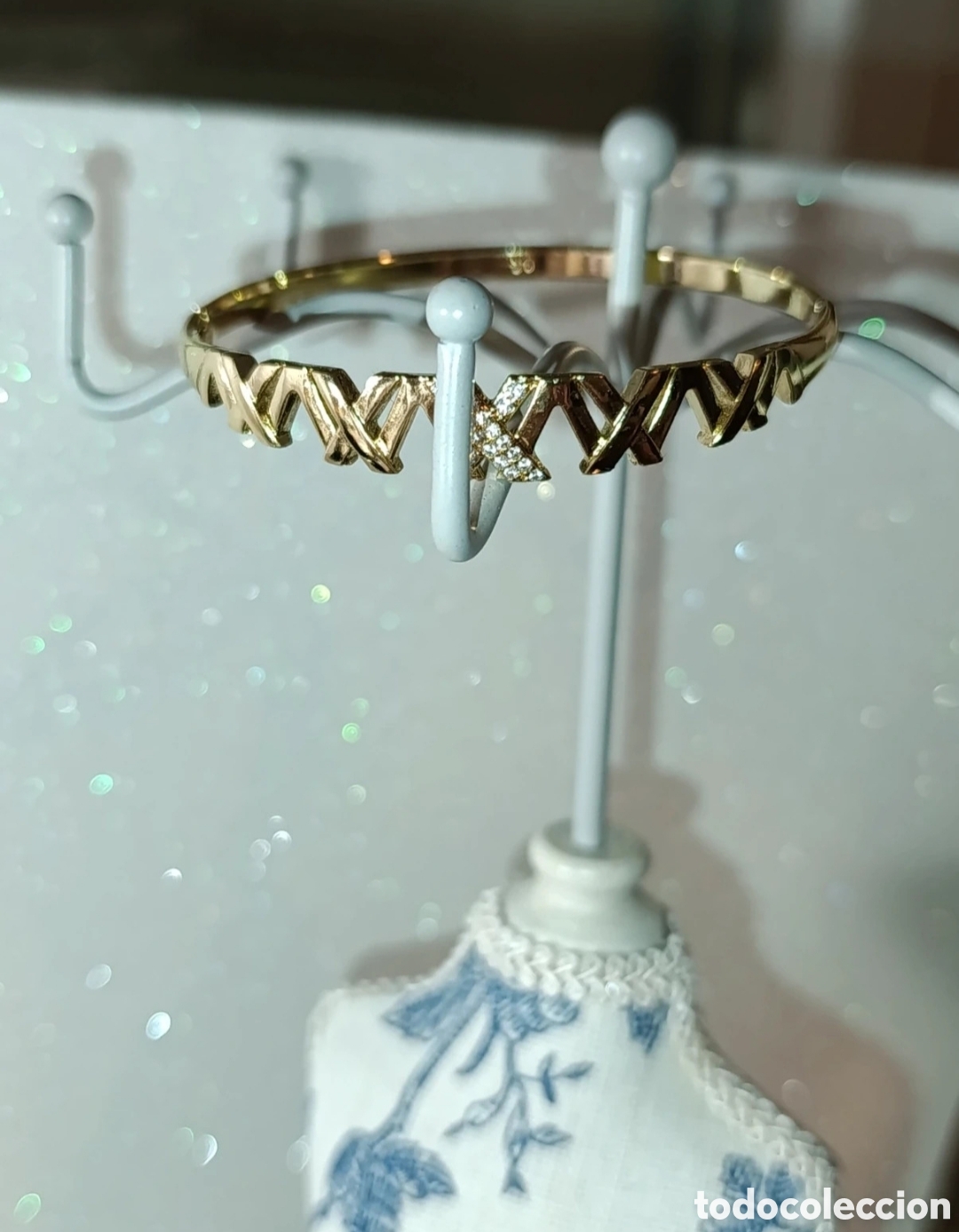 Joyeria: Pulsera oro laminado y circonitas - Foto 3