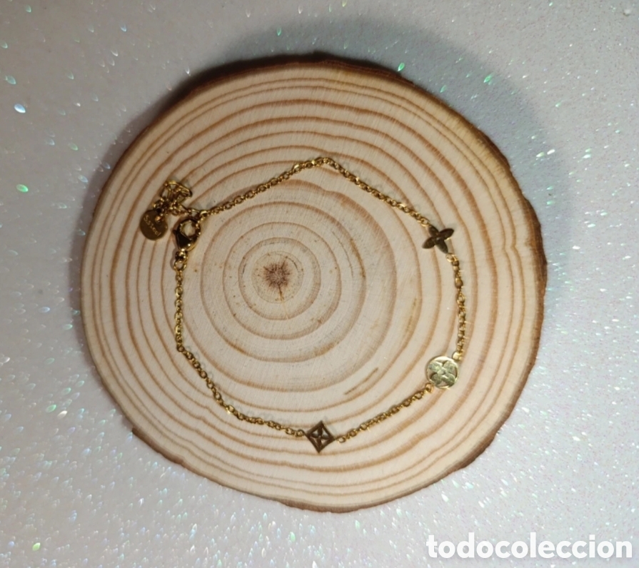 Joyeria: Pulsera acero dorado dise&ntilde;o Tres Cruces