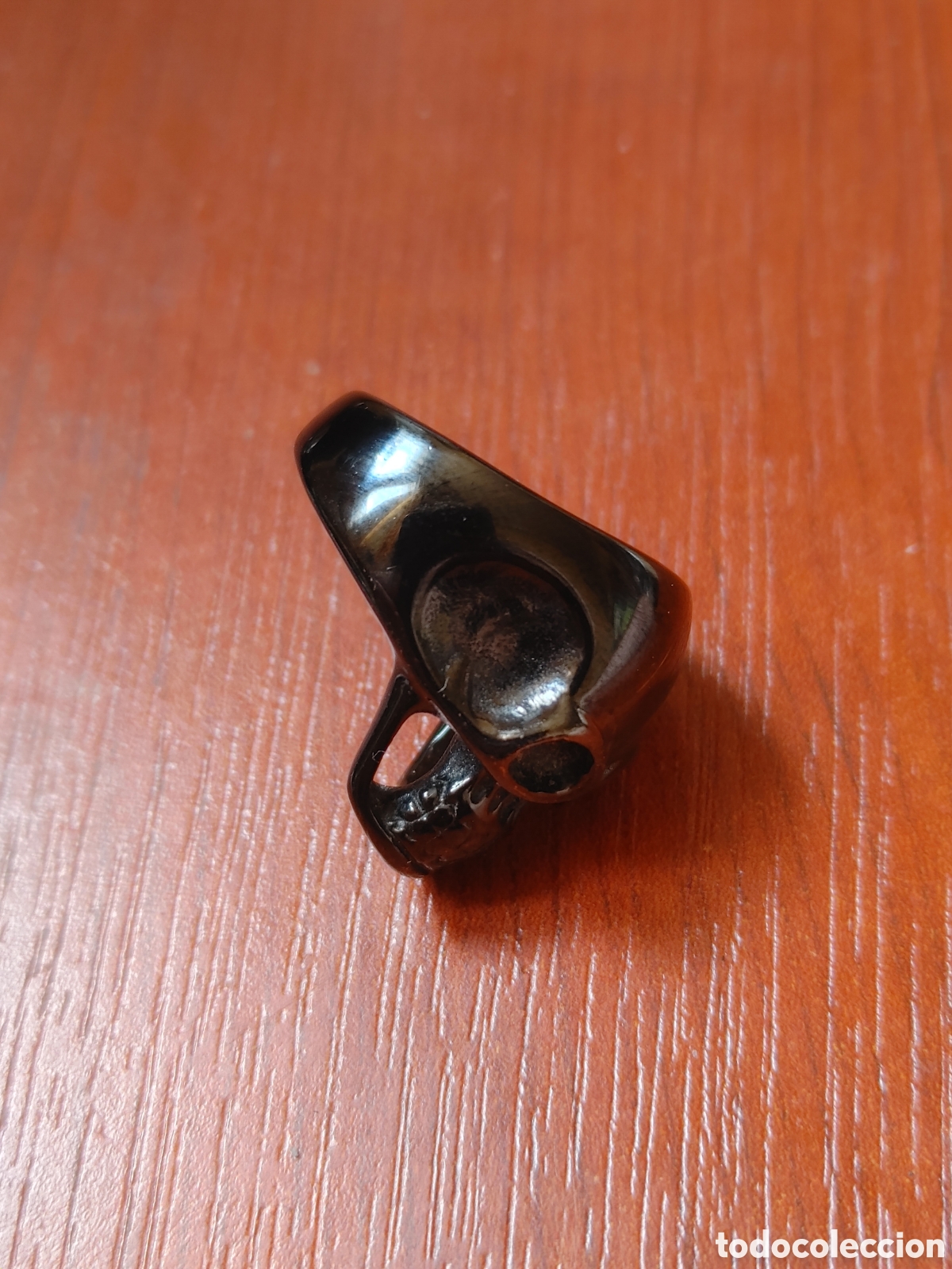Joyeria: Anillo de metal con calavera. - Foto 3
