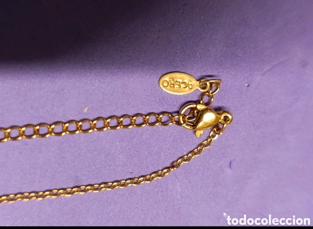 Joyeria: Collar acero dorado Arbol de la Vida. 46cms - Foto 6