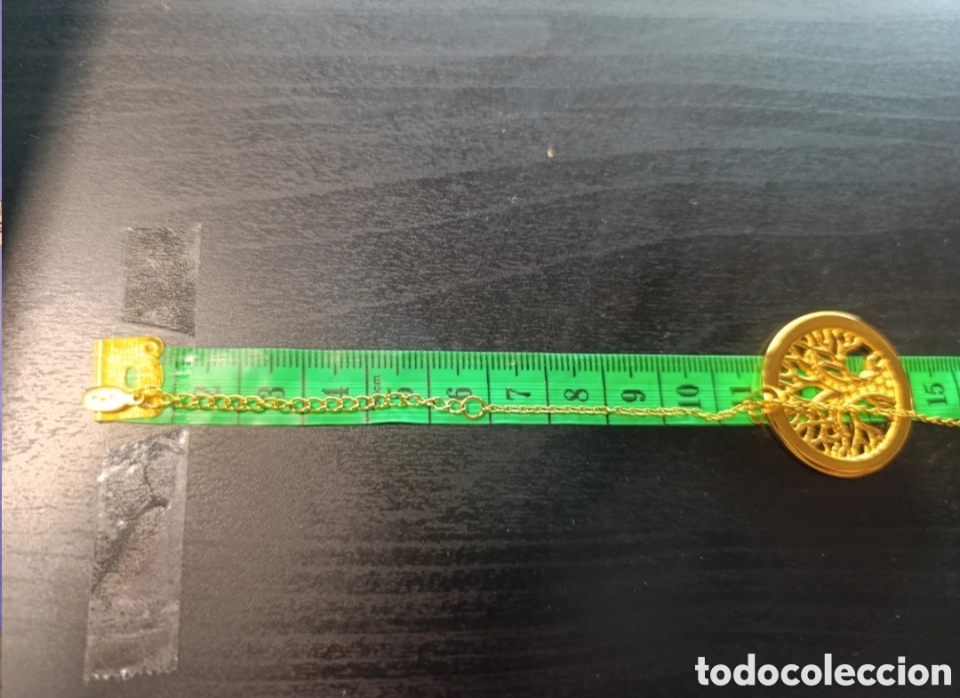 Joyeria: Collar acero dorado Arbol de la Vida. 46cms - Foto 8