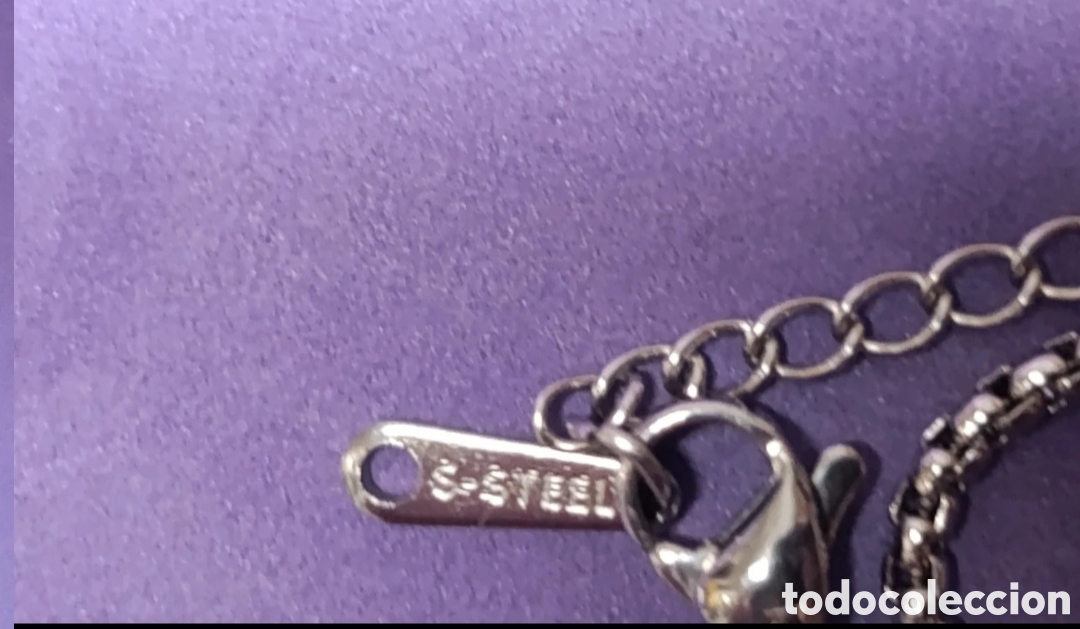 Joyeria: Collar acero plateado perro globo 56 cms - Foto 5