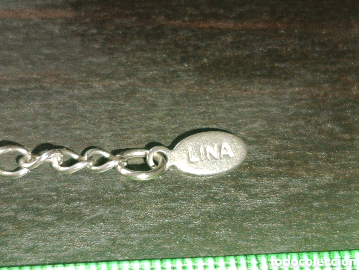 Joyeria: Collar perlas sinteticas y corazon plateado Lina. 48 cms - Foto 6