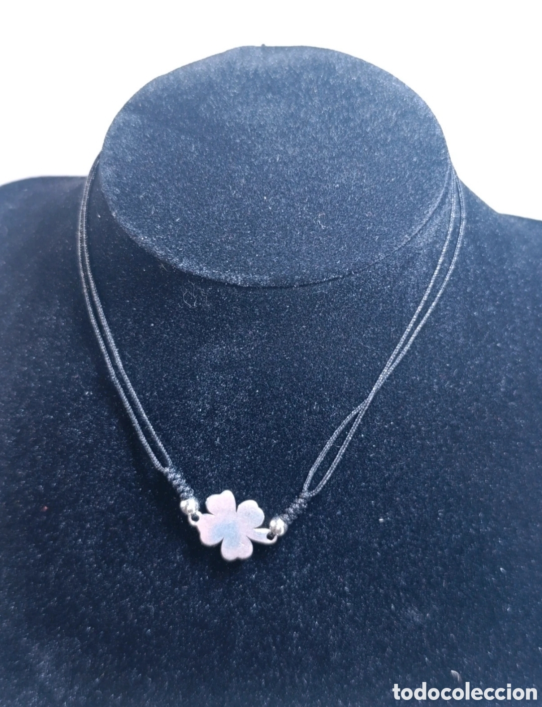 Joyeria: Pulsera de cuerda Trebol de la Suerte 13 cms