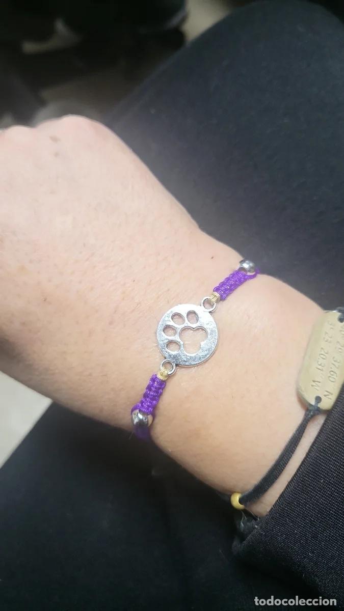 Joyeria: Pulsera de hilo huella mascota (perro, gato)