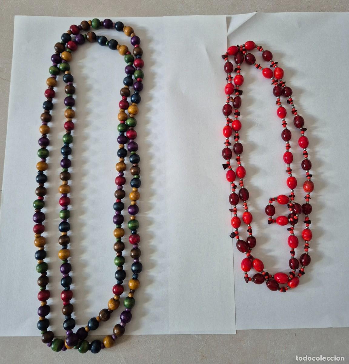 Joyeria: Collar Piedras Naturales y Collar Perlas Preciosas