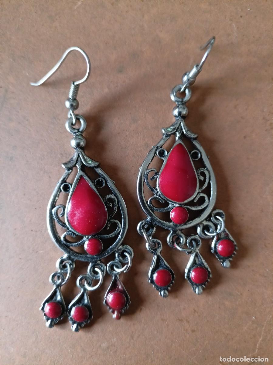 Joyeria: Lote dos pares de pendientes bisuter&iacute;a - Foto 2