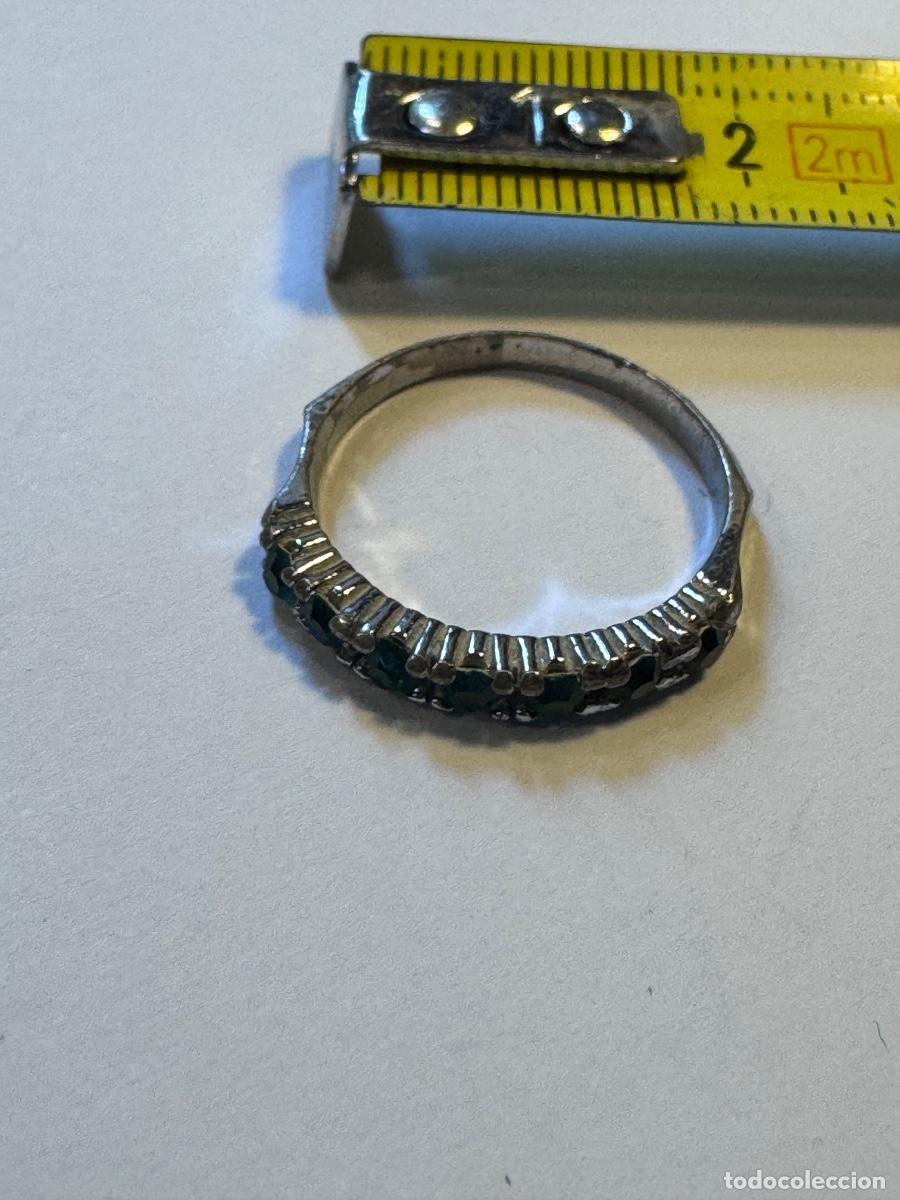 Joyeria: ANILLO PLATEADO Y PIEDRA / COMPRA MIN&Iacute;MA 5 &euro;