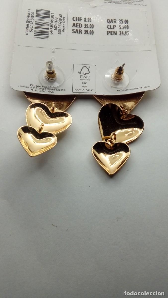 Joyeria: PENDIENTES DE FORMA DE CORAZON EN ORO - Foto 2
