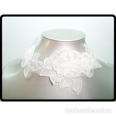 Joyeria: Gargantilla de novia color blanco, A&ntilde;o 2000, Nueva