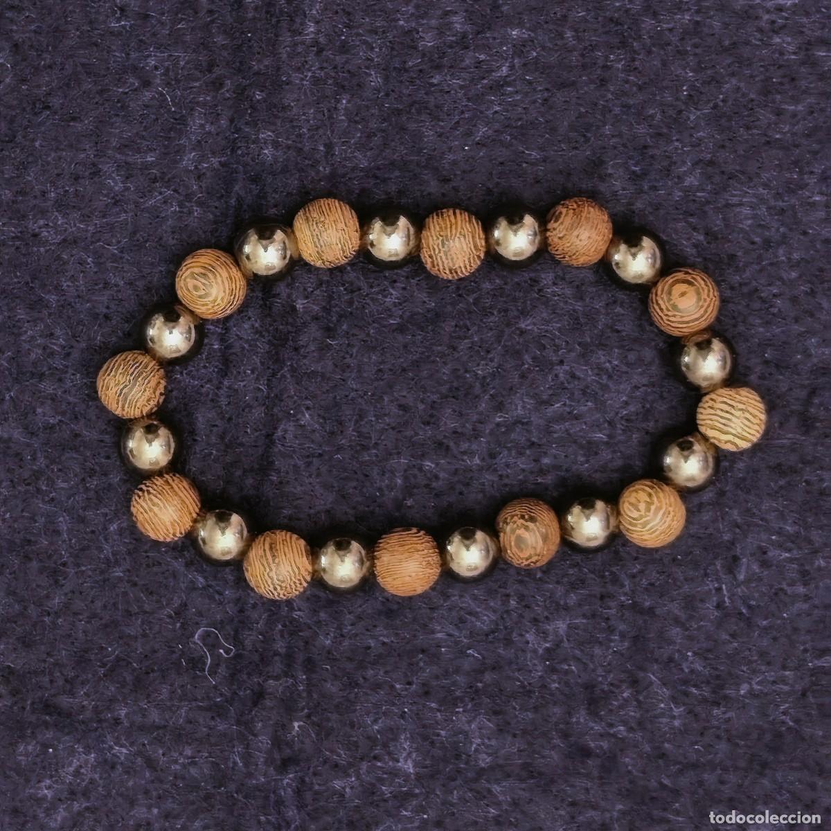 Joyeria: PULSERA ELASTICA MADERA MEDIO.BOLA 8,50 MM - Foto 3