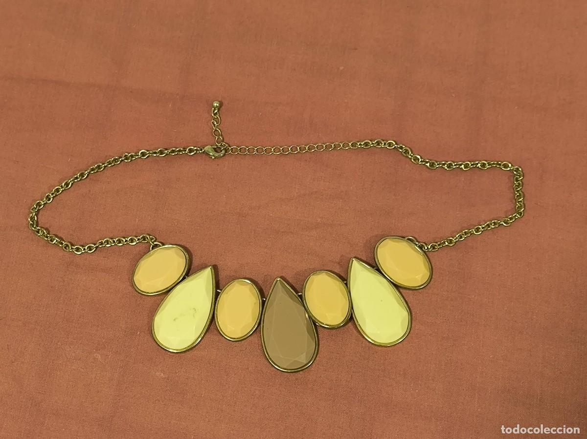 Joaillerie: Collar Babero De Gotas En Tonos Amarillo Y Verde &ndash; Bisuter&iacute;a Statement De Mujer