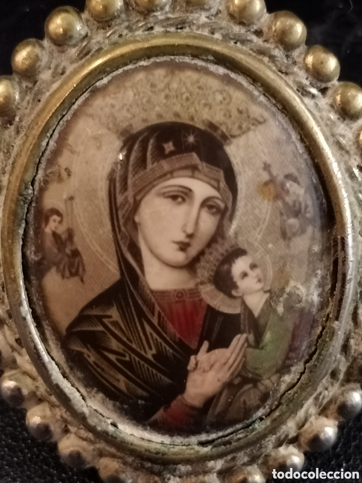 Joyeria: Broche con l&aacute;mina del Perpetuo Socorro. - Foto 2