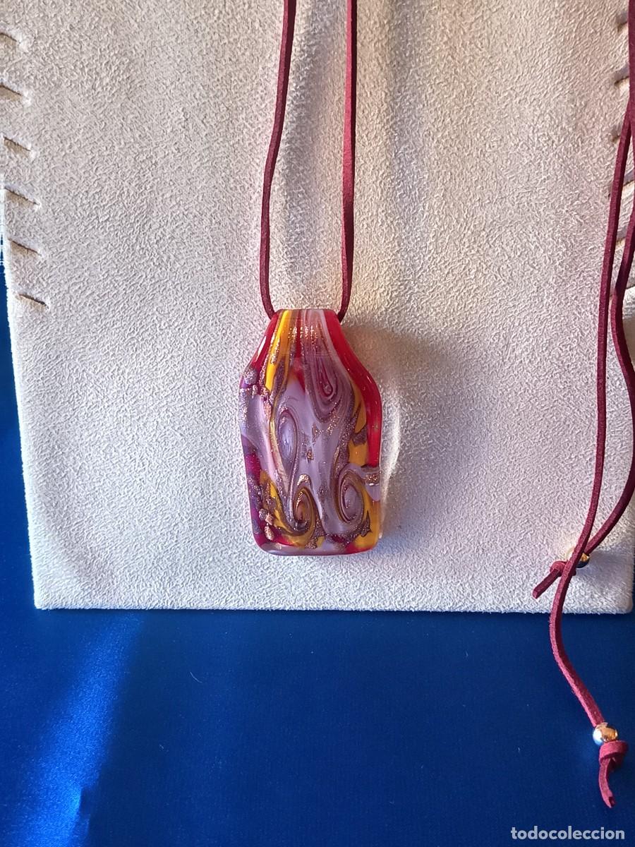Joyeria: PRECIOSO COLGANTE DE CRISTAL DE MURANO