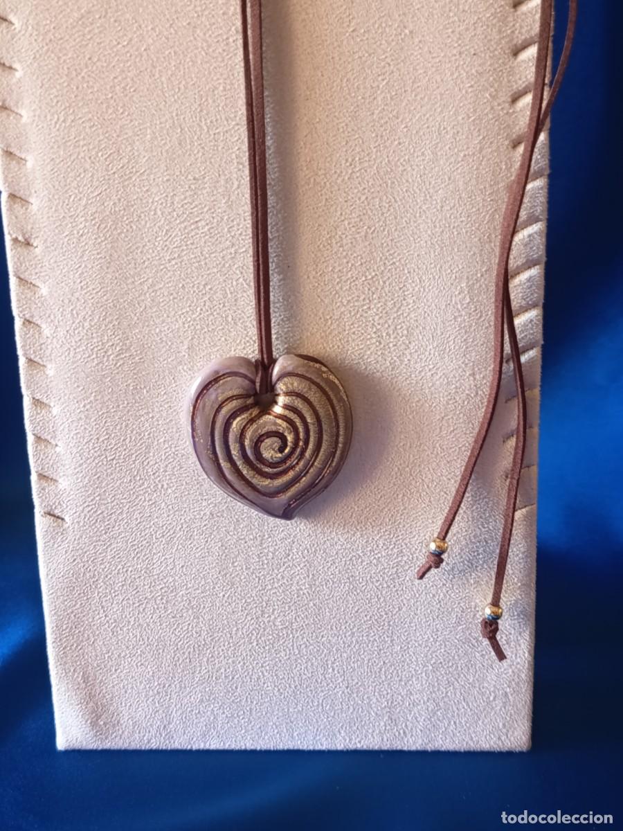 Joyeria: PRECIOSO COLGANTE DE CRISTAL DE MURANO