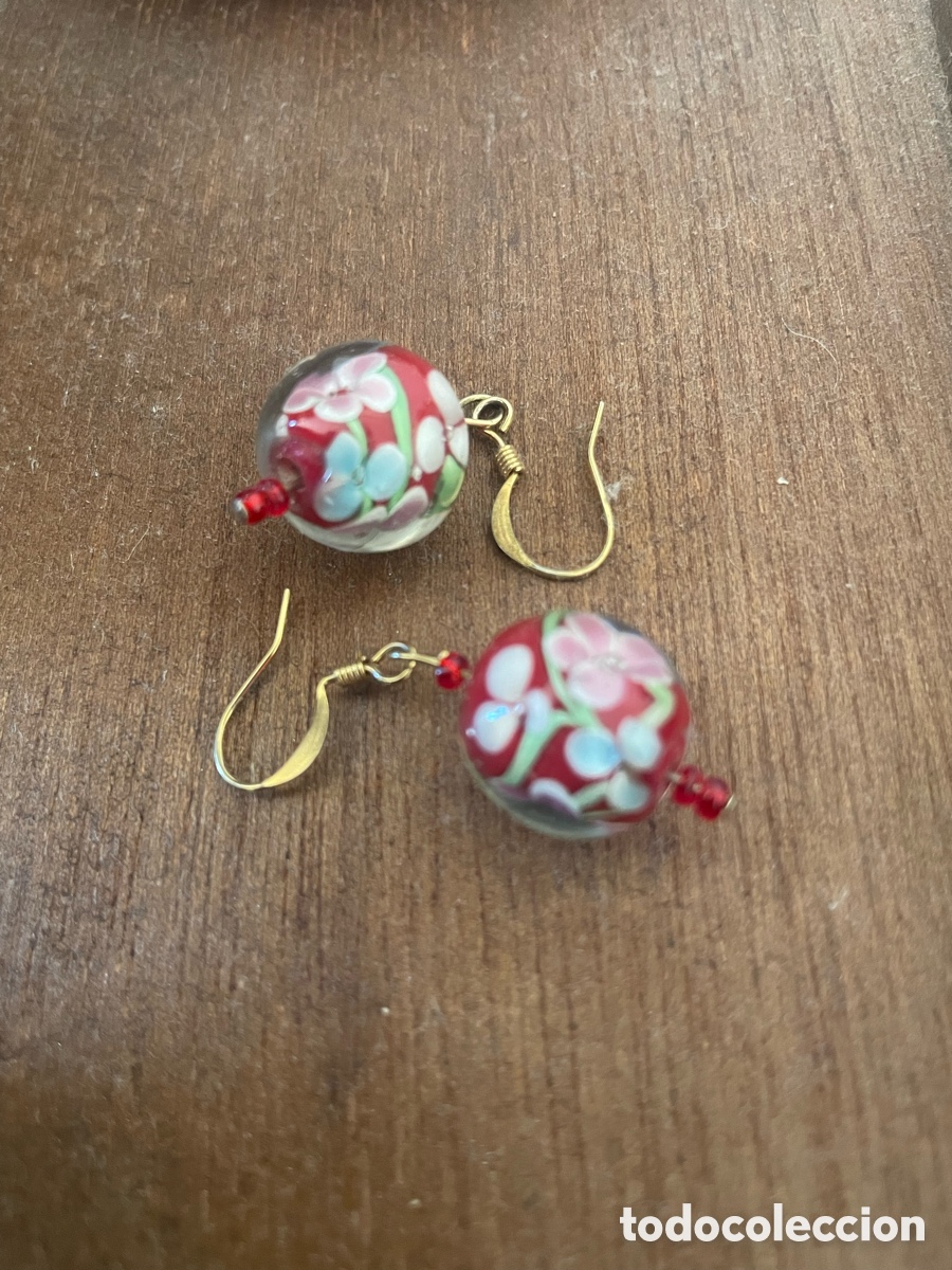 Joyeria: pendientes con bolsas de cloason - Foto 3