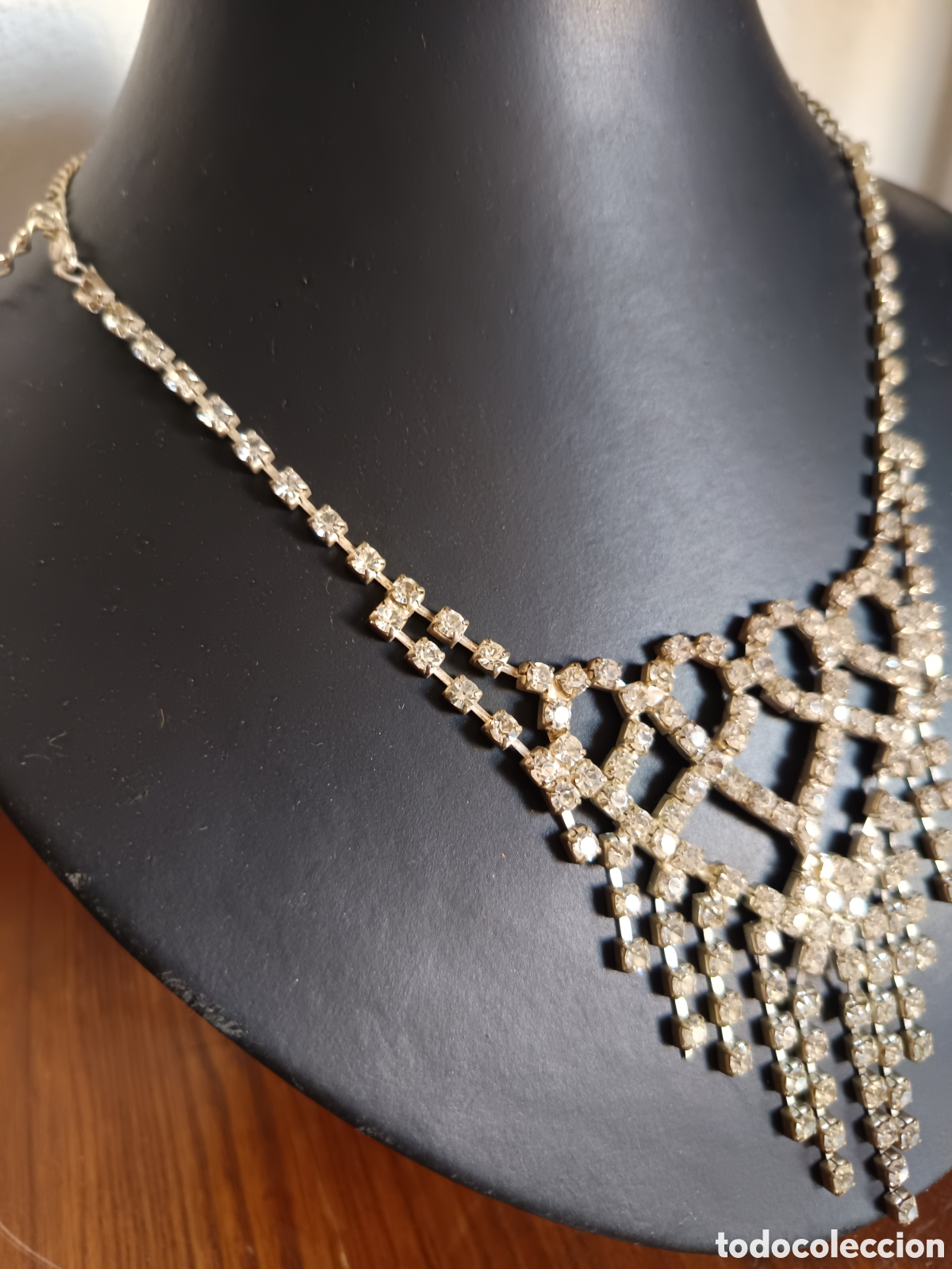 Joyeria: Bello collar de Strass vintage - Foto 3