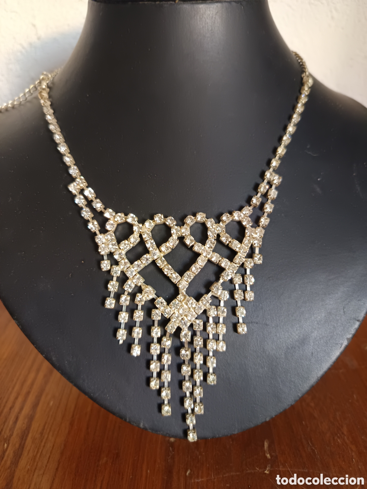 Joyeria: Bello collar de Strass vintage