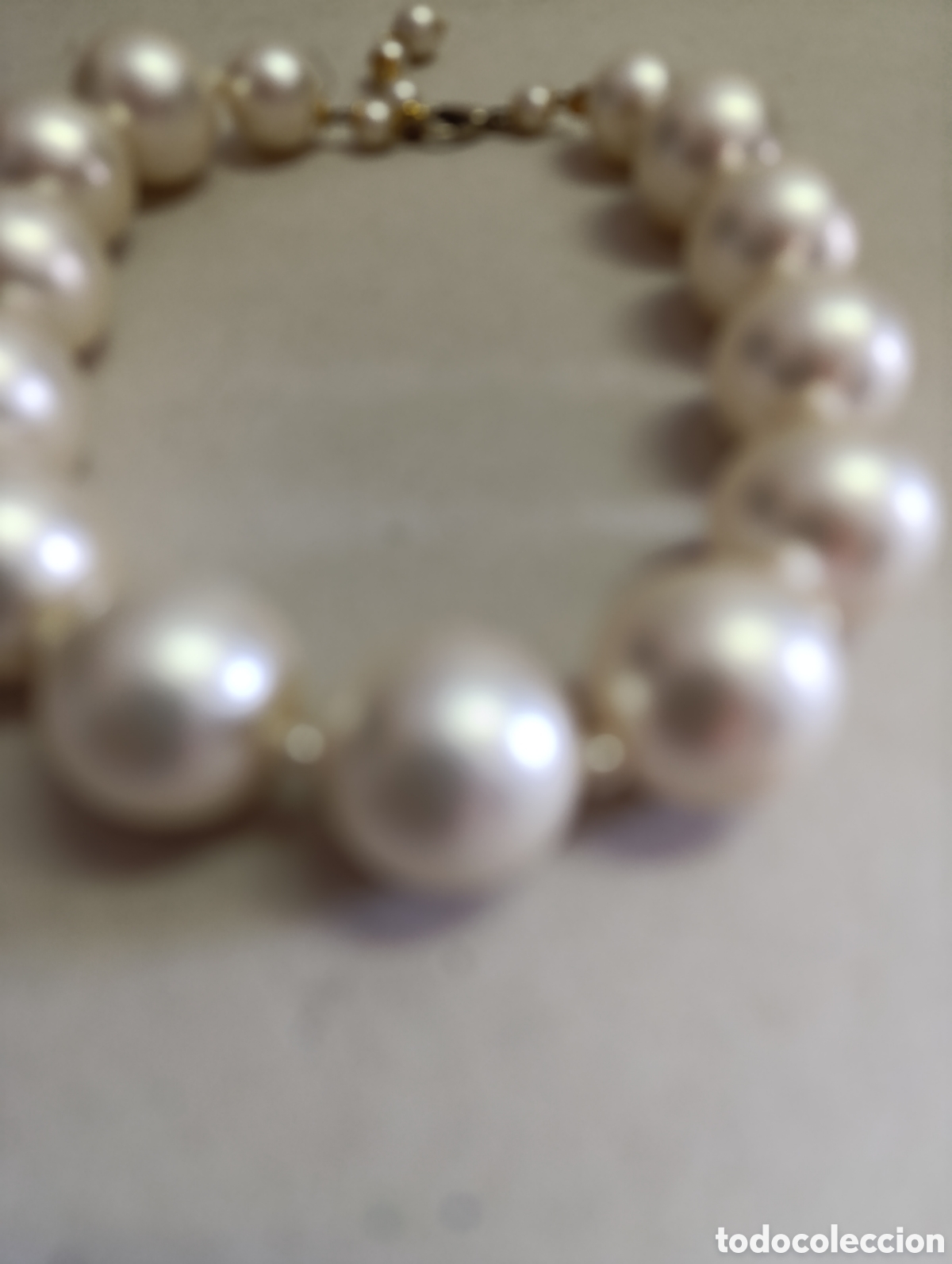 Joyeria: COLLAR DE BISUTERIA SIMIL PERLAS. GARGANTILLA. - Foto 5