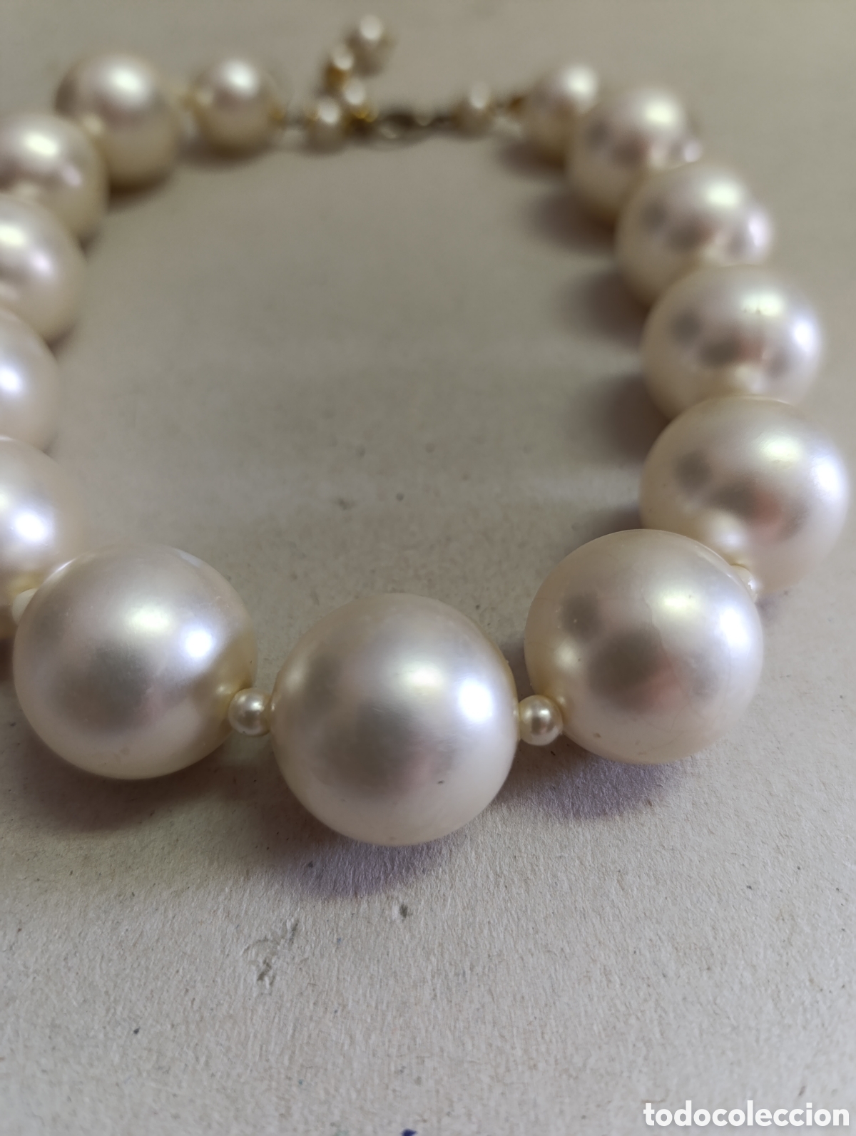 Joyeria: COLLAR DE BISUTERIA SIMIL PERLAS. GARGANTILLA. - Foto 6