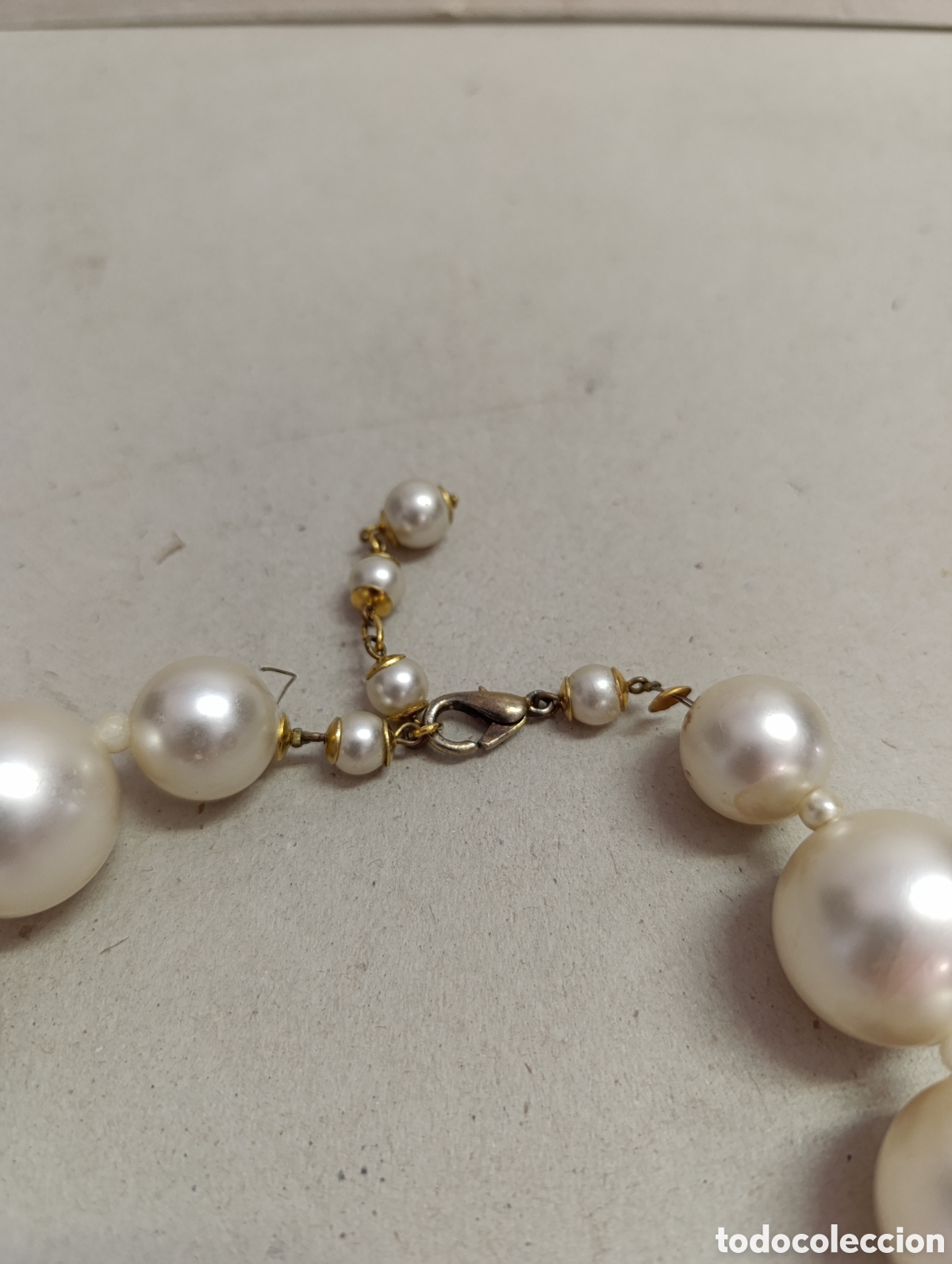 Joyeria: COLLAR DE BISUTERIA SIMIL PERLAS. GARGANTILLA. - Foto 7