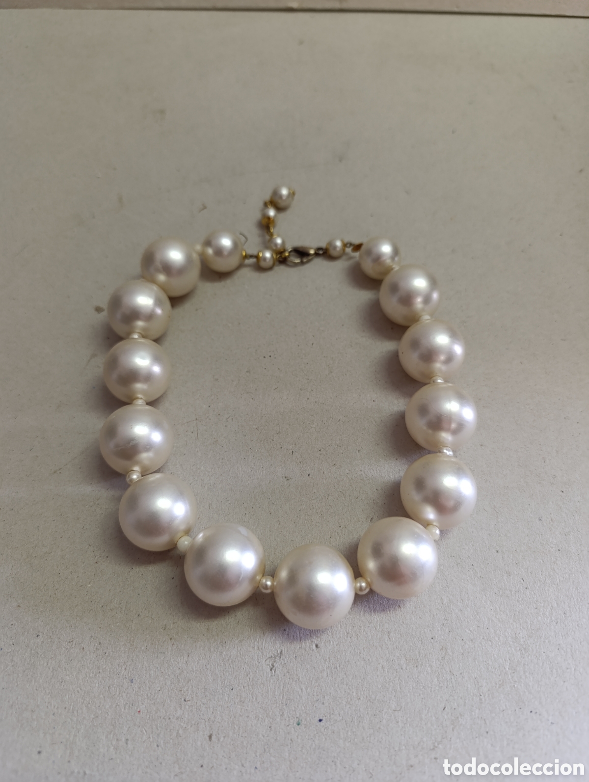 Joyeria: COLLAR DE BISUTERIA SIMIL PERLAS. GARGANTILLA. - Foto 8