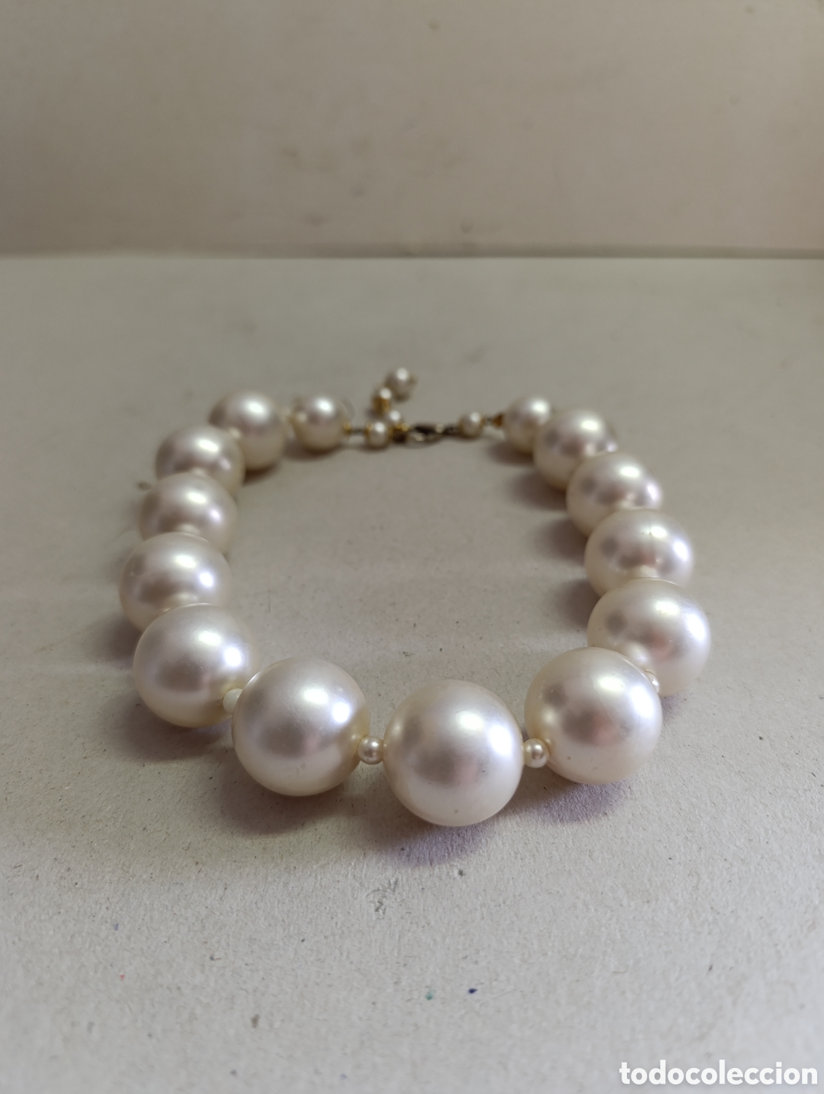Joyeria: COLLAR DE BISUTERIA SIMIL PERLAS. GARGANTILLA. - Foto 9
