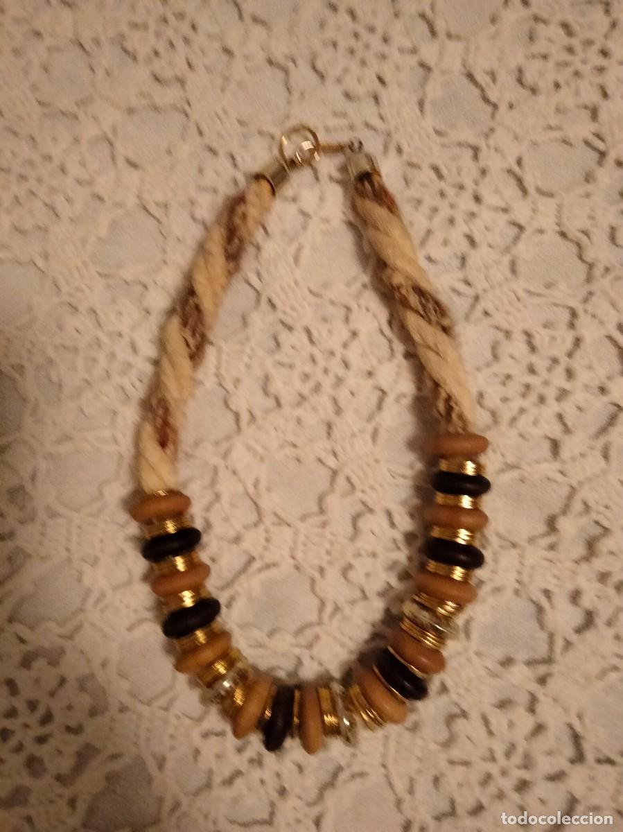 Joyeria: Collar de cuentas y anillos vintage - Foto 1