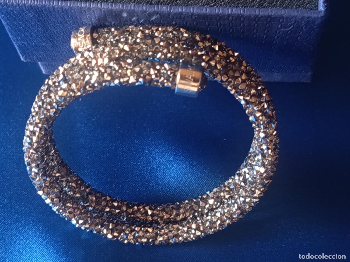 Joyeria: BONITA PULSERA DE CRISTAL DE SWAROVSKY CRYSTALDUST GREY