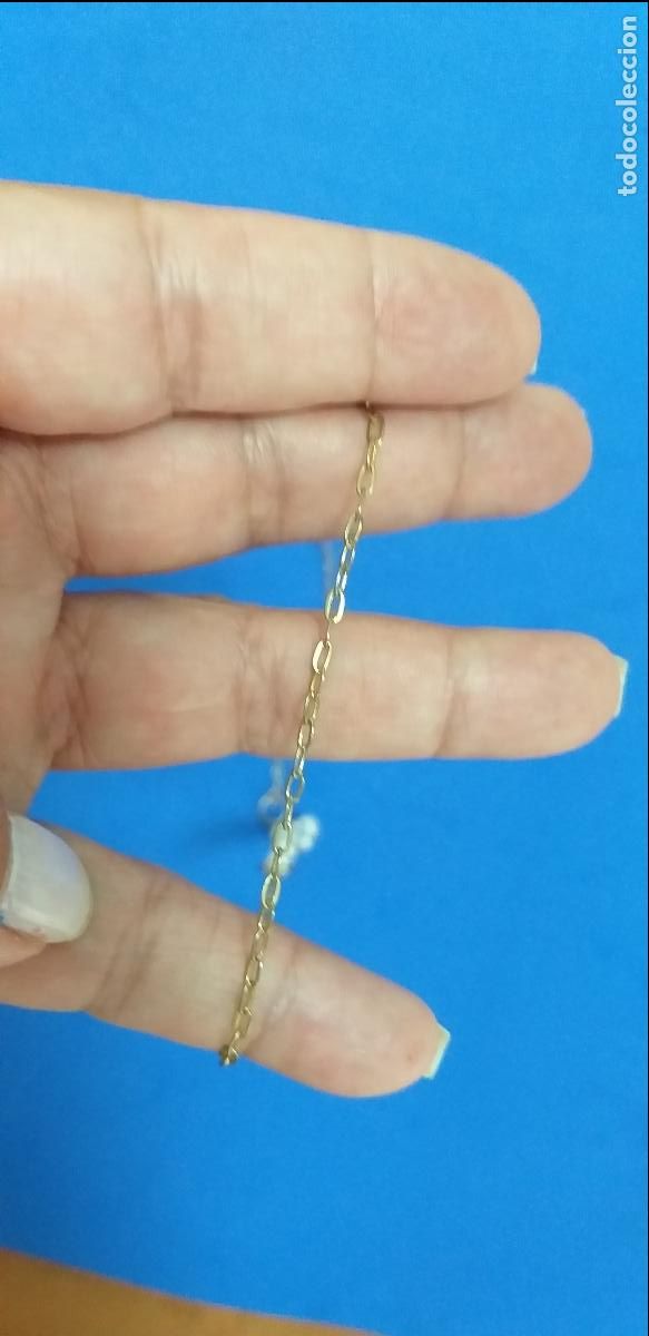 Joyeria: Cadena dorada con abalorios de cuentas blancas - Foto 8