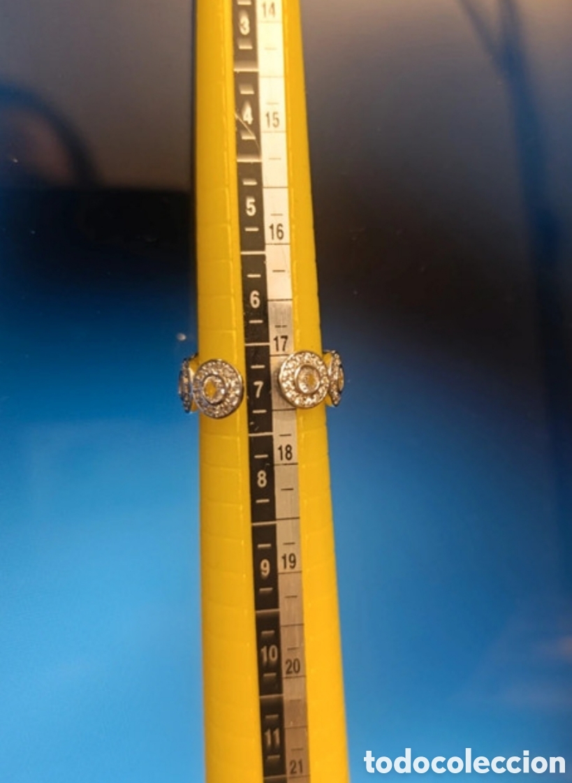 Joyeria: Conjunto pulsera y anillo acero plateado y circonitas - Foto 12