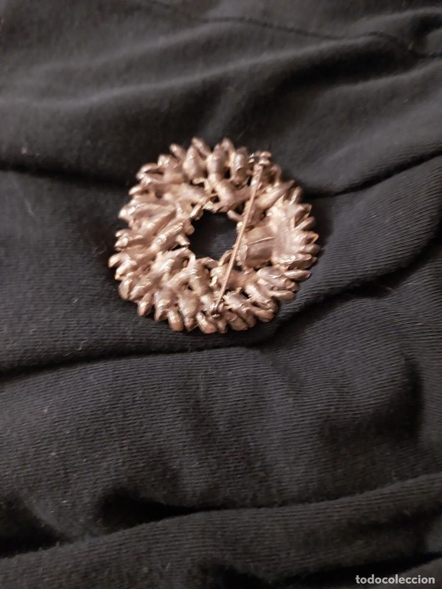 Joyeria: Broche vintage en forma de corona de laurel. - Foto 2