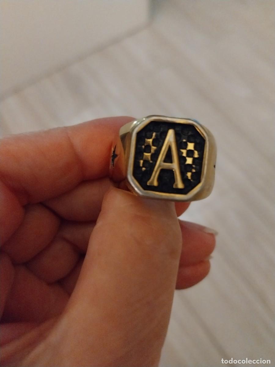 Joyeria: Anillo de sello masculino estilo biker. Bisuter&iacute;a pesada.