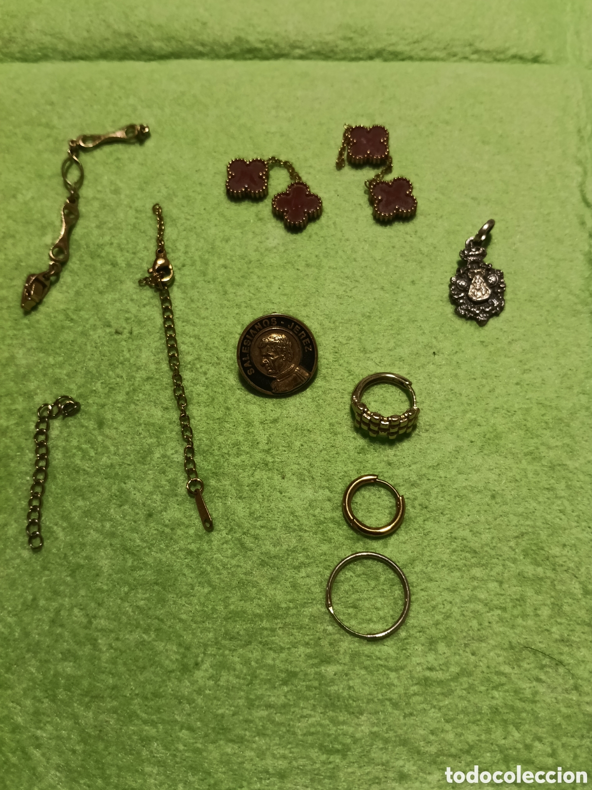 Joyeria: Lote bisuterias ,argollas sueltas