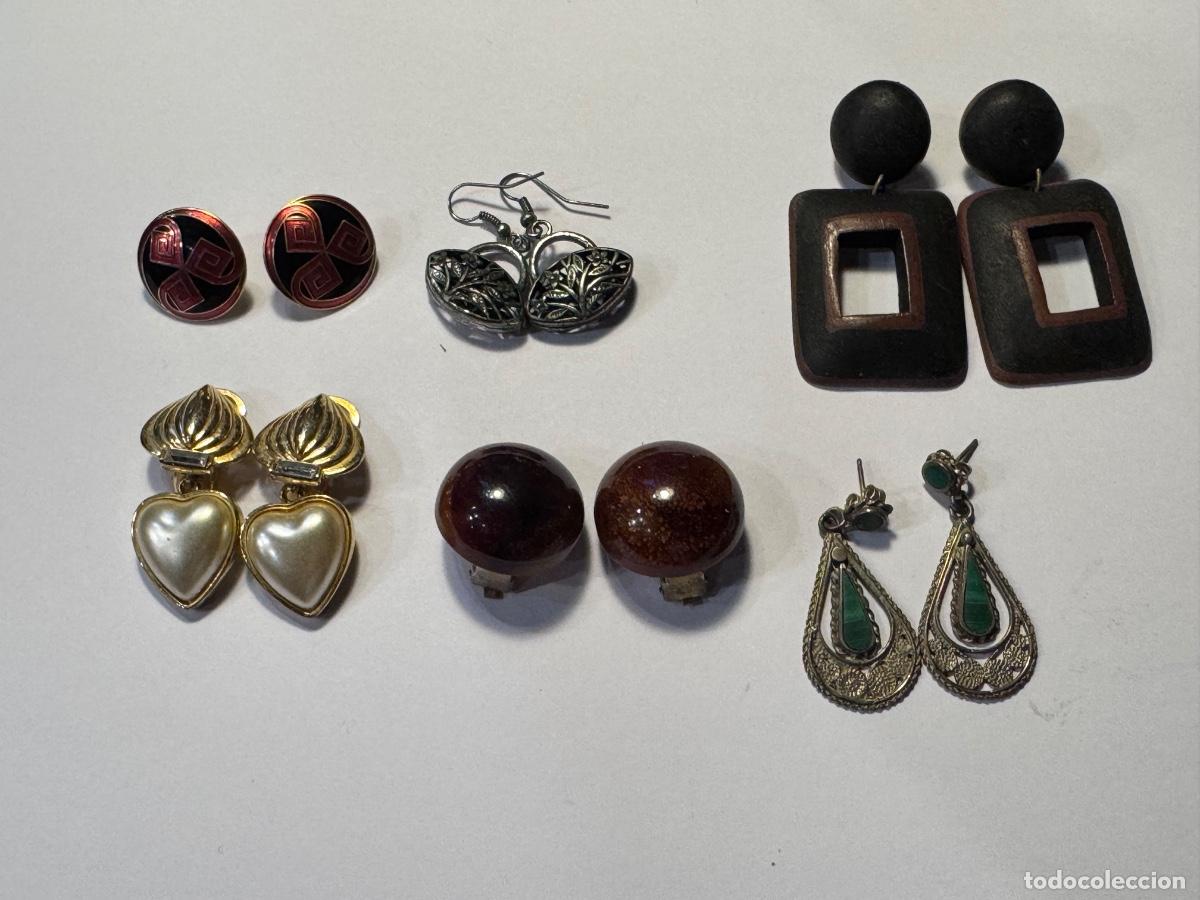 Joyeria: LOTE DE 6 PENDIENTES / COMPRA MIN&Iacute;MA 5 &euro;